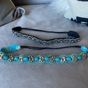 Anthropologie beaded head bands